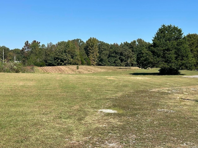 view of landscape featuring a rural view