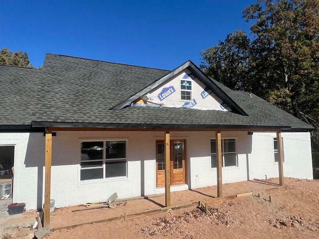 view of front of home