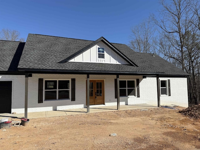 view of rear view of property