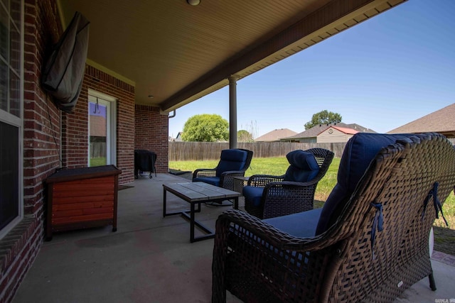 view of patio