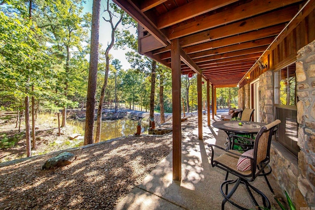 view of patio