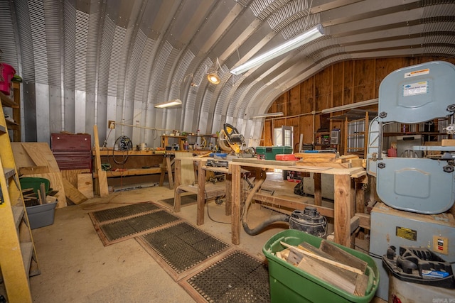 view of storage room