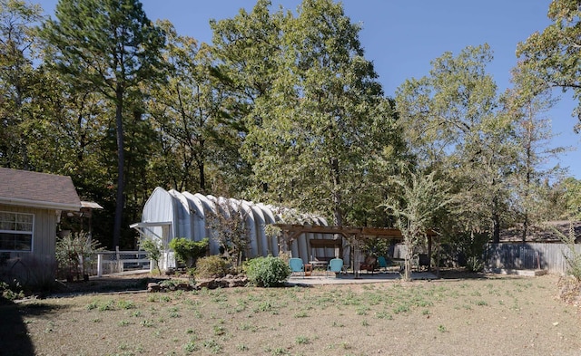 back of property featuring a patio area