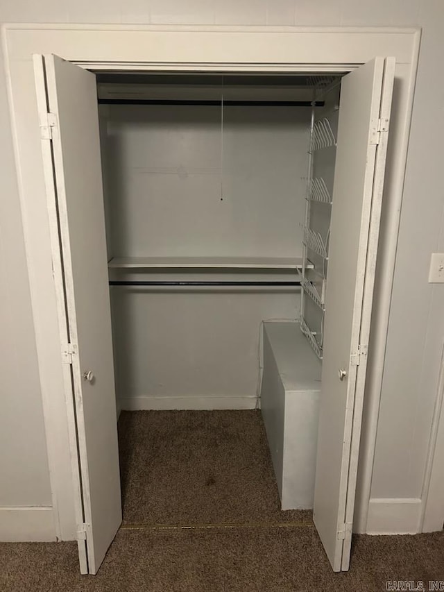 view of closet