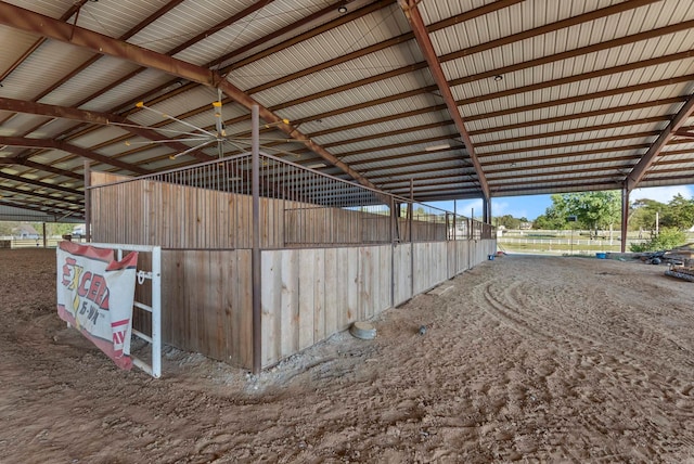 view of stable