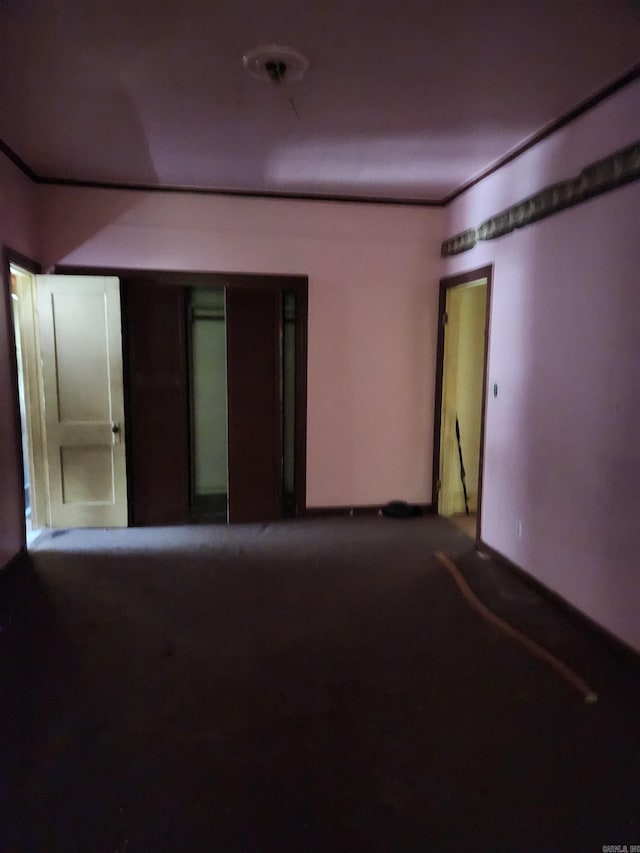 1706 S Laurel, Pine Bluff, AR 71603 - carpeted empty room featuring ornamental molding