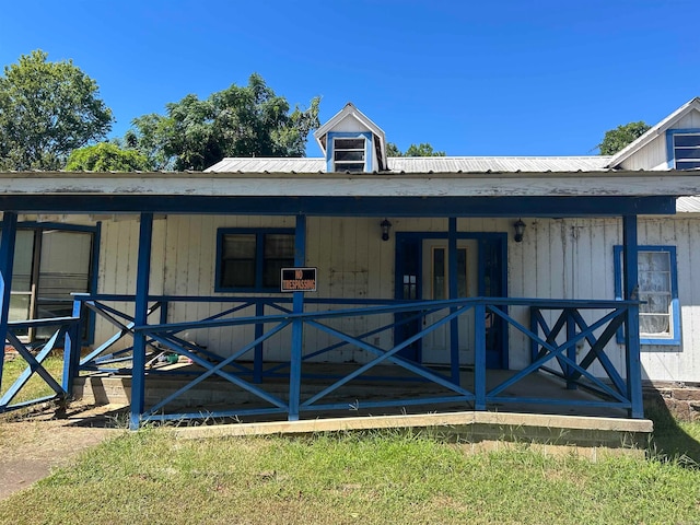 view of stable