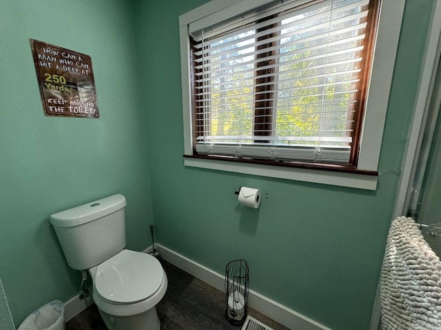 1211 S Edgewater Rd, Horseshoe Bend, AR 72512 - bathroom with baseboards and wood finished floors