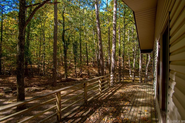 view of deck