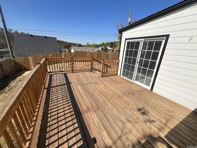 2916 Dalewood, Little Rock, AR 72207 - wooden deck featuring a fenced backyard