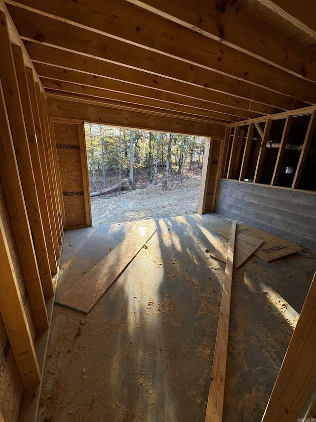 interior space with plenty of natural light