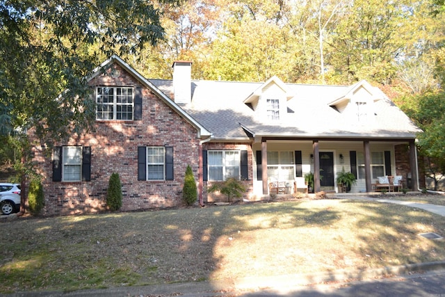 view of front of house with a porch