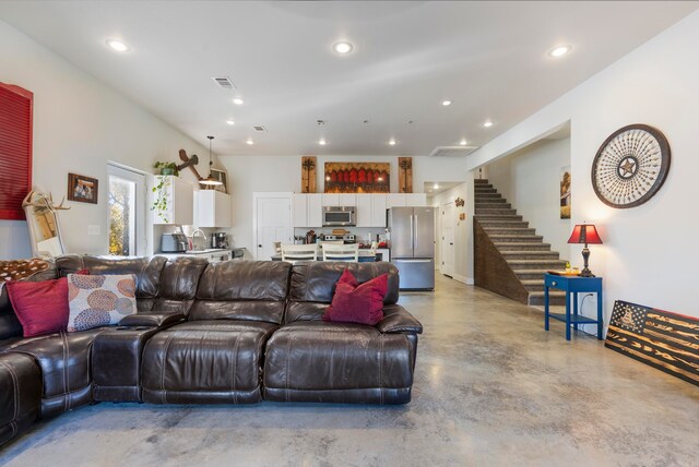 view of living room