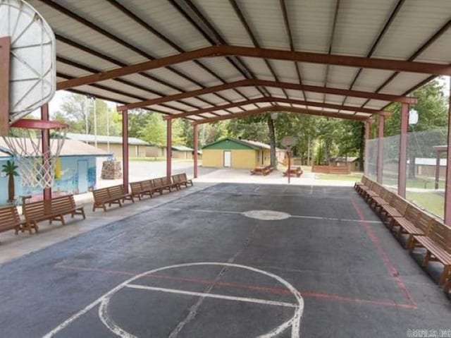 view of sport court