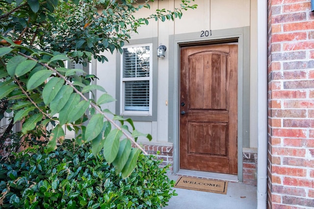 view of property entrance