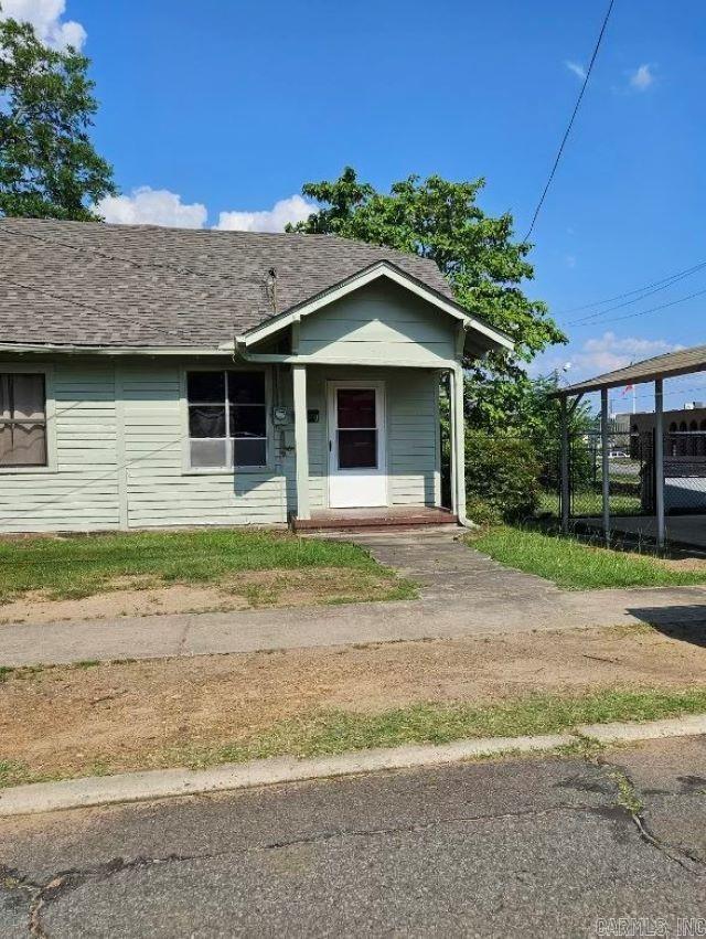 view of bungalow-style home