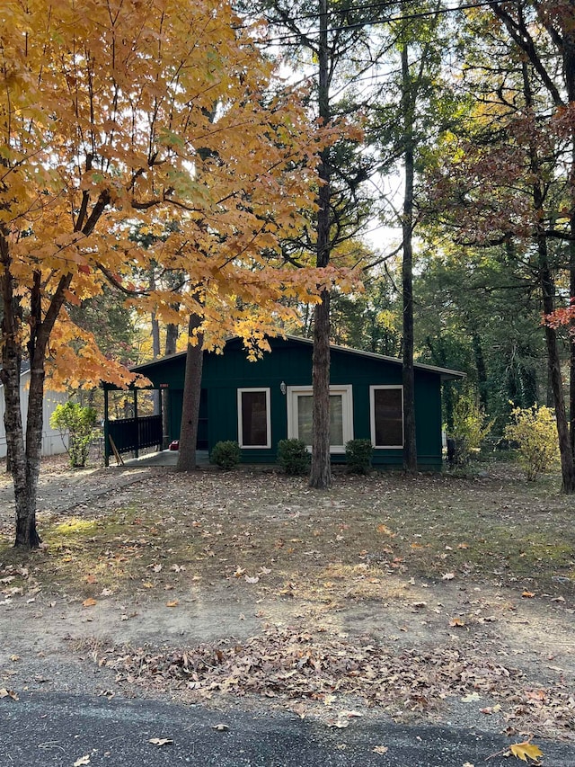 view of front of home