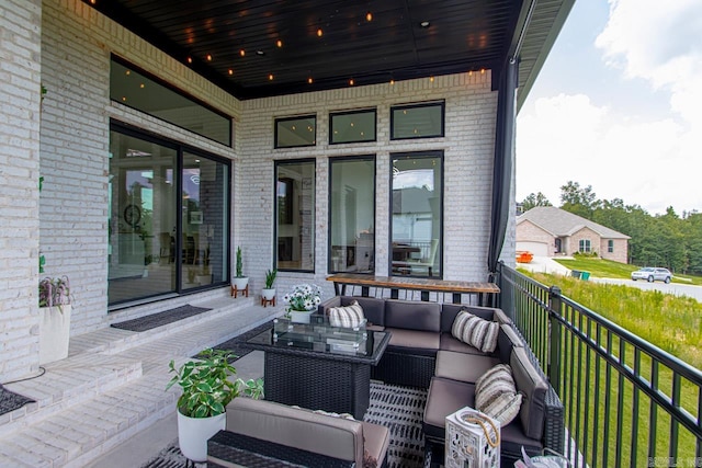 view of patio / terrace with outdoor lounge area