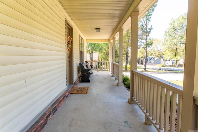 view of patio / terrace featuring a porch