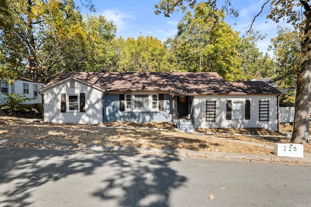 view of front of home