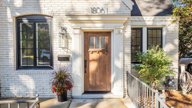 view of entrance to property