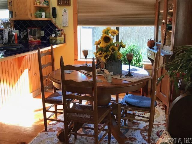 view of dining space