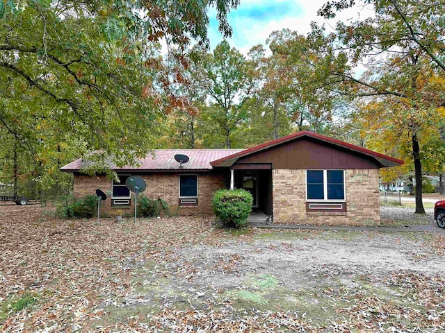 view of ranch-style house