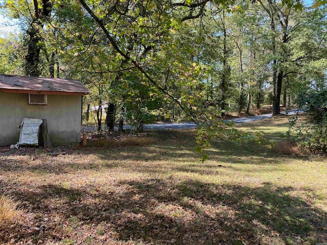 view of yard