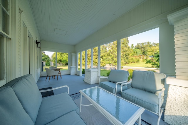 view of patio / terrace featuring outdoor lounge area