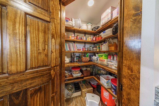 view of pantry