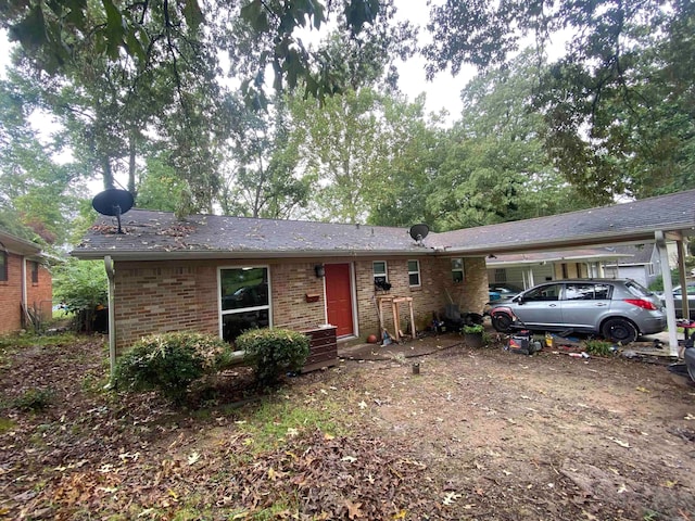 view of ranch-style house