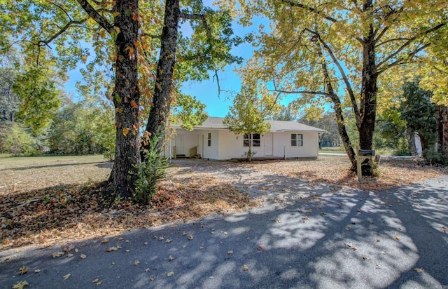 view of ranch-style home