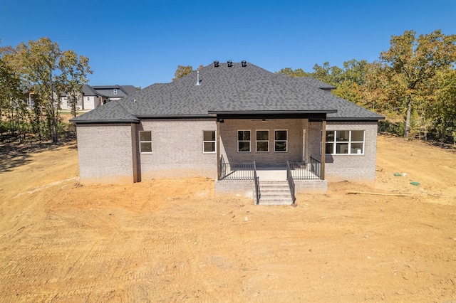 view of back of property