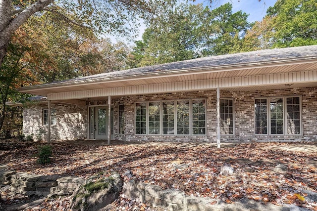 view of rear view of property