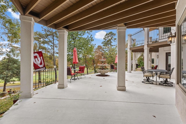 view of patio