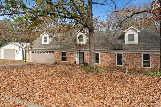 view of cape cod home