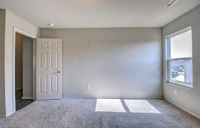 empty room featuring carpet