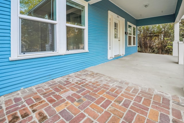 view of patio / terrace featuring a porch