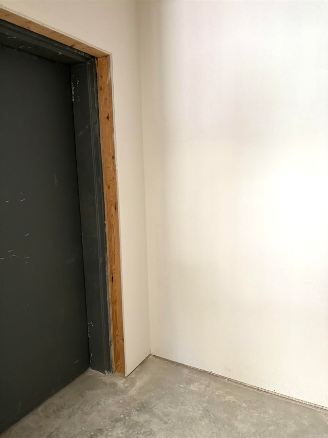 interior space featuring elevator