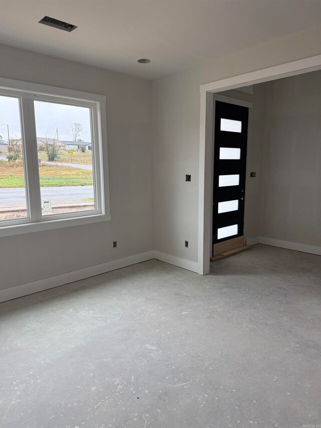 foyer entrance featuring plenty of natural light