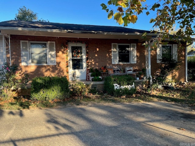 view of ranch-style home