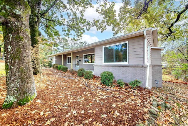 view of ranch-style home