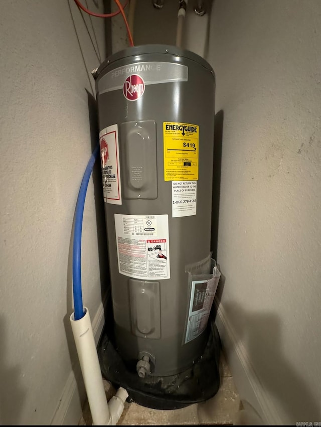 utilities with electric water heater