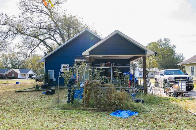 view of rear view of house