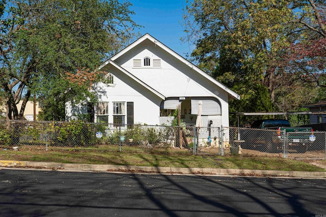 view of bungalow