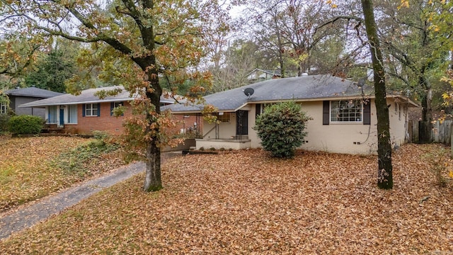 view of ranch-style house