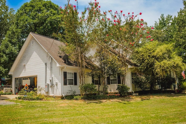 exterior space with a lawn