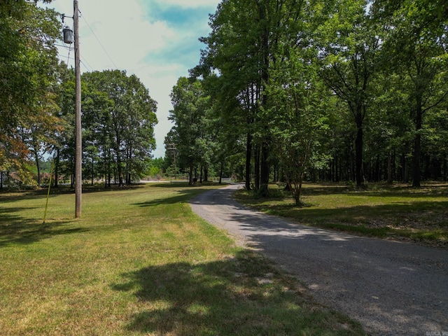 view of road