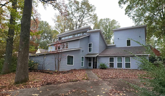 view of rear view of property