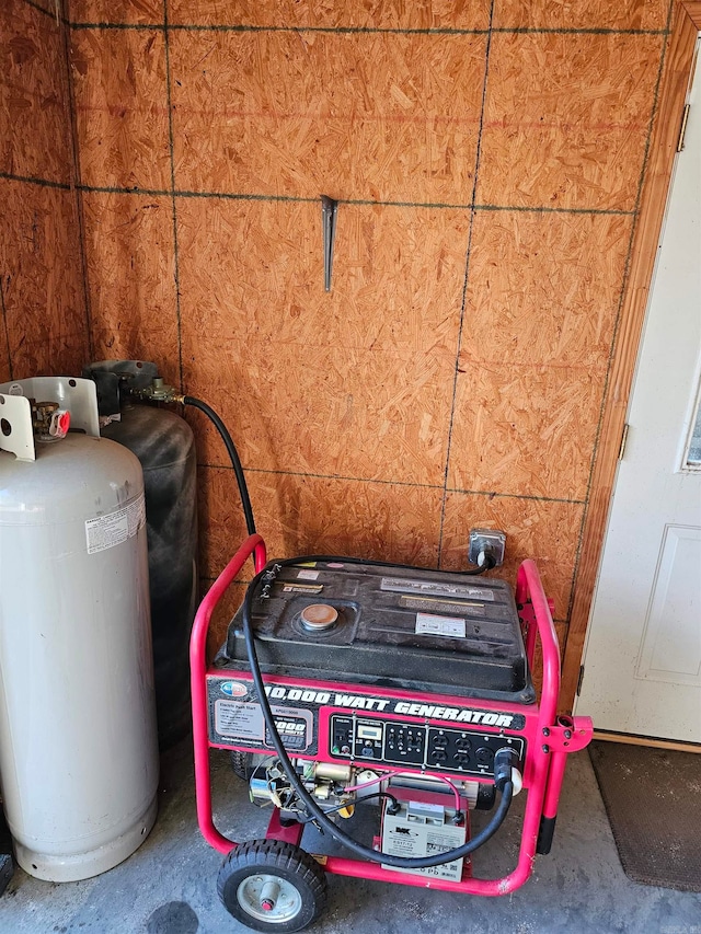 view of utility room